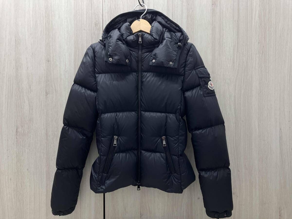 モンクレール ダウンジャケット ブラック レディース サイズ0 MONCLER ダウン