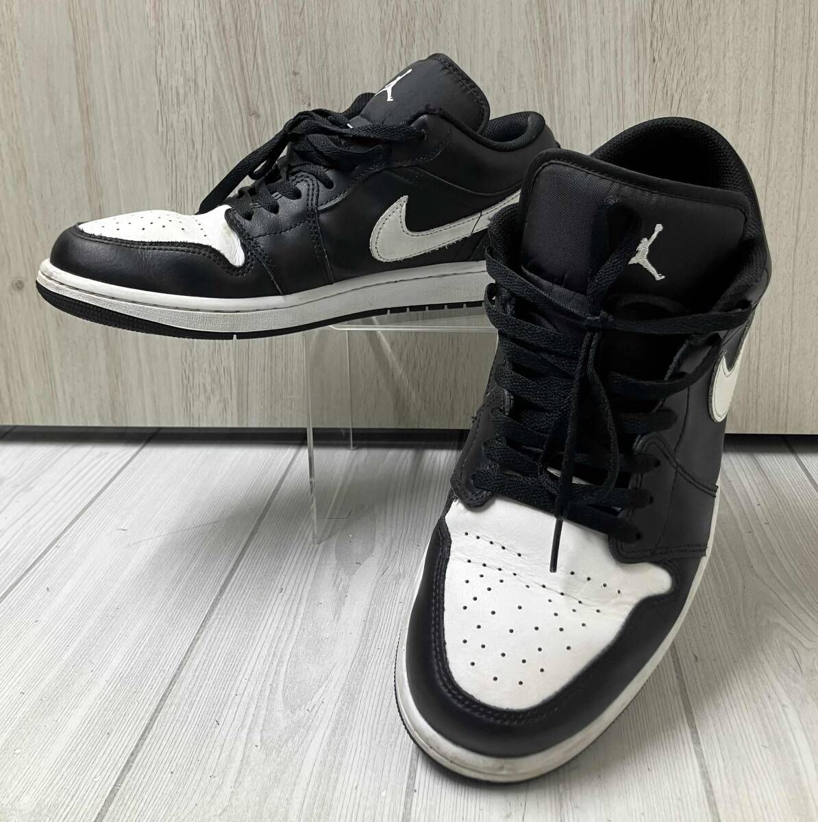 NIKE ナイキ AIR JORDAN 1 LOW 553558-043 エアジョーダン 1 ロー スニーカー サイズ29.5cm ブラック