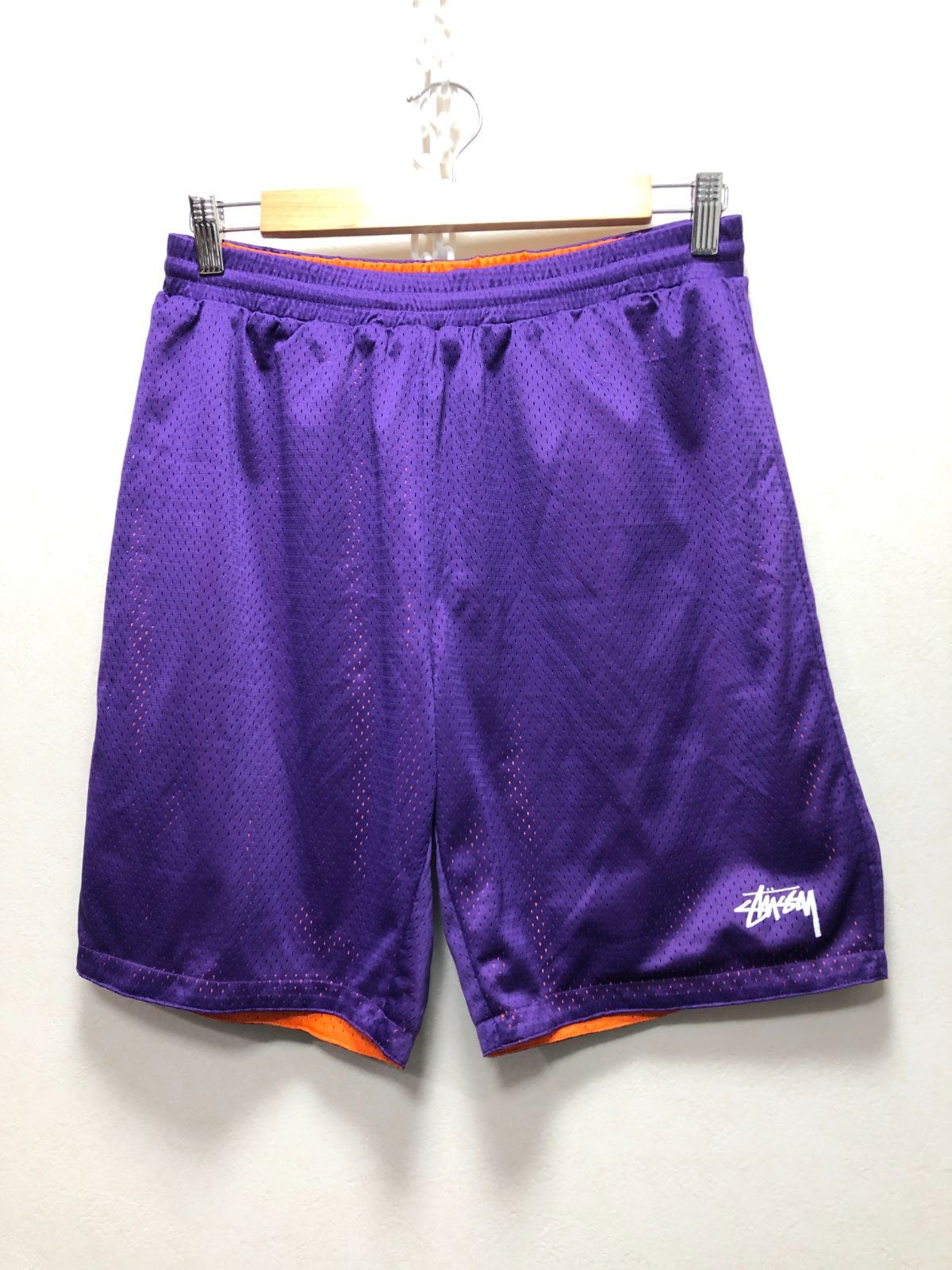 515090 STUSSY 2 Tone Reversible リバーシブル メッシュ ハーフ