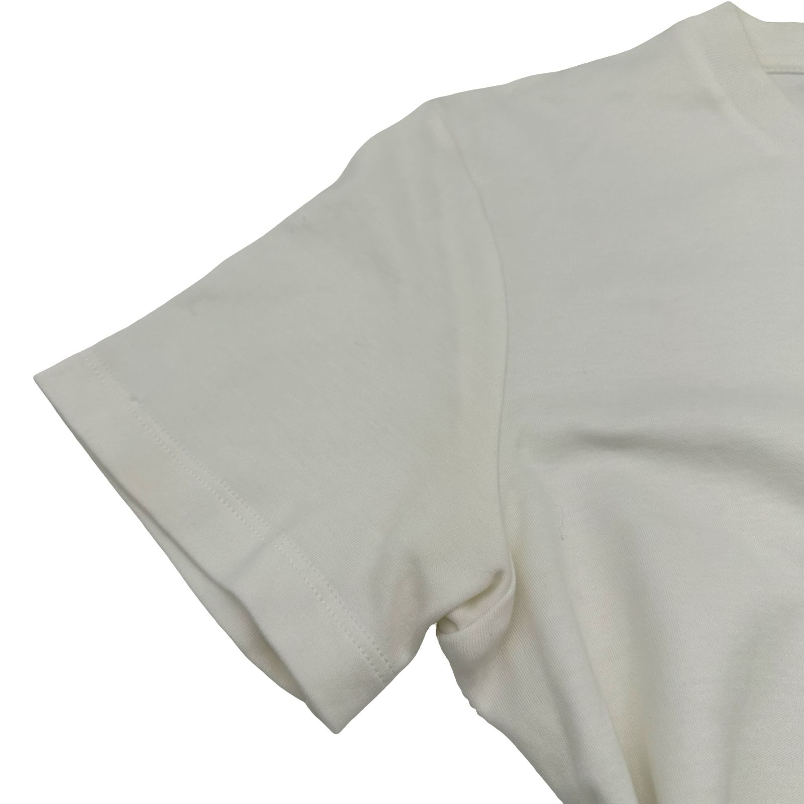 ルイ・ヴィトン LOUIS VUITTON LVスタンプロゴ半袖Tシャツ FGTS15 ホワイト コットン レディース 半袖Ｔシャツ