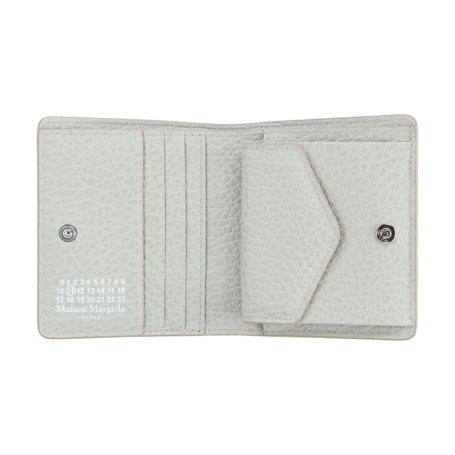 メゾンマルジェラ Maison Margiela 二つ折り財布 小銭入れ付き 4ステッチ バイフォールド スモール ウォレット レディース ミニ財布 ストーン グレー S56UI0140 メゾンマルジェラ Maison Margiela 二つ折り財布 小銭入れ付き 4ステッチ バイフォールド スモール ウォレット レディース ミニ財布 ストーン グレー S56UI0140