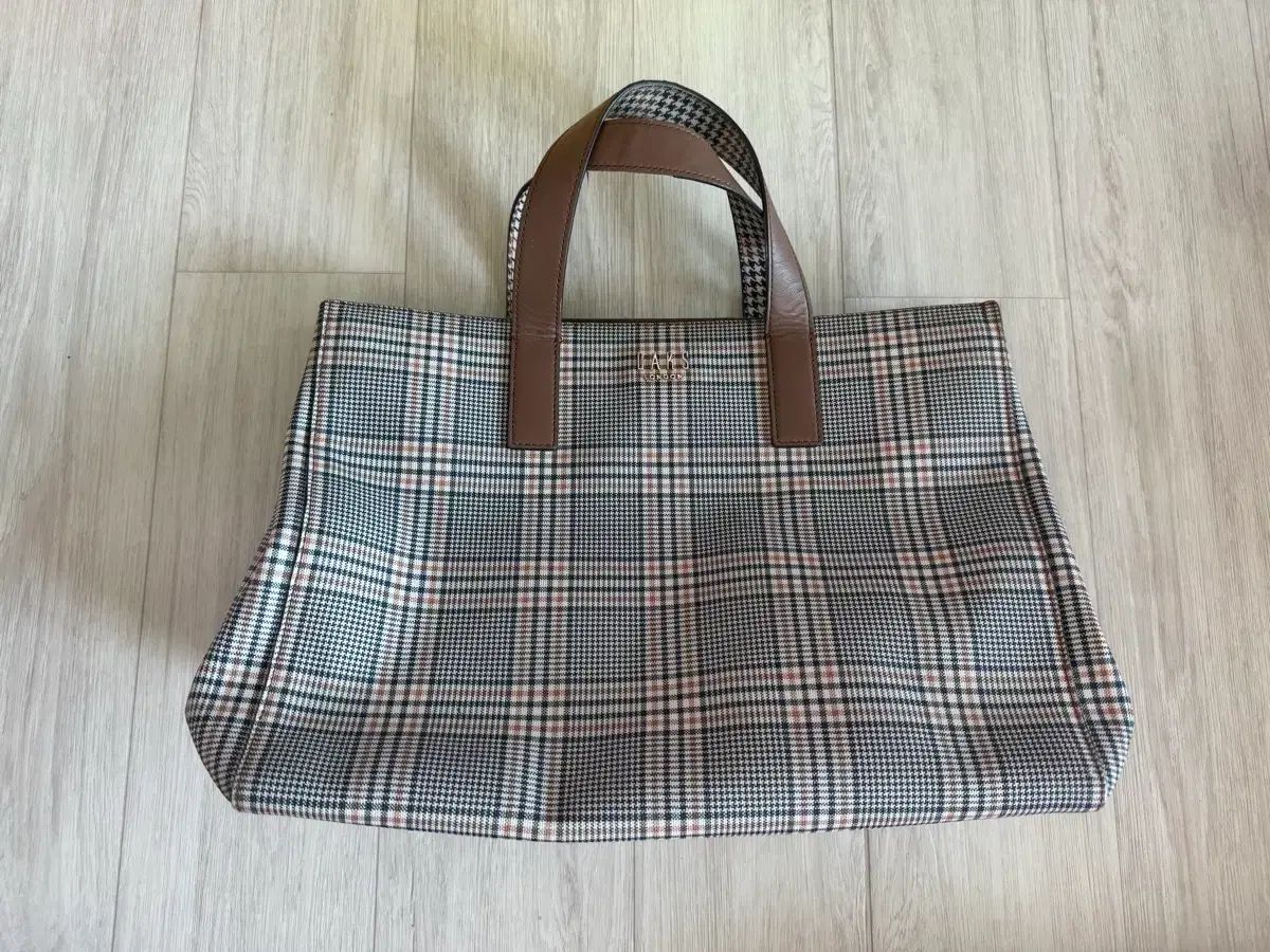 DAKS チェック柄トートバッグ