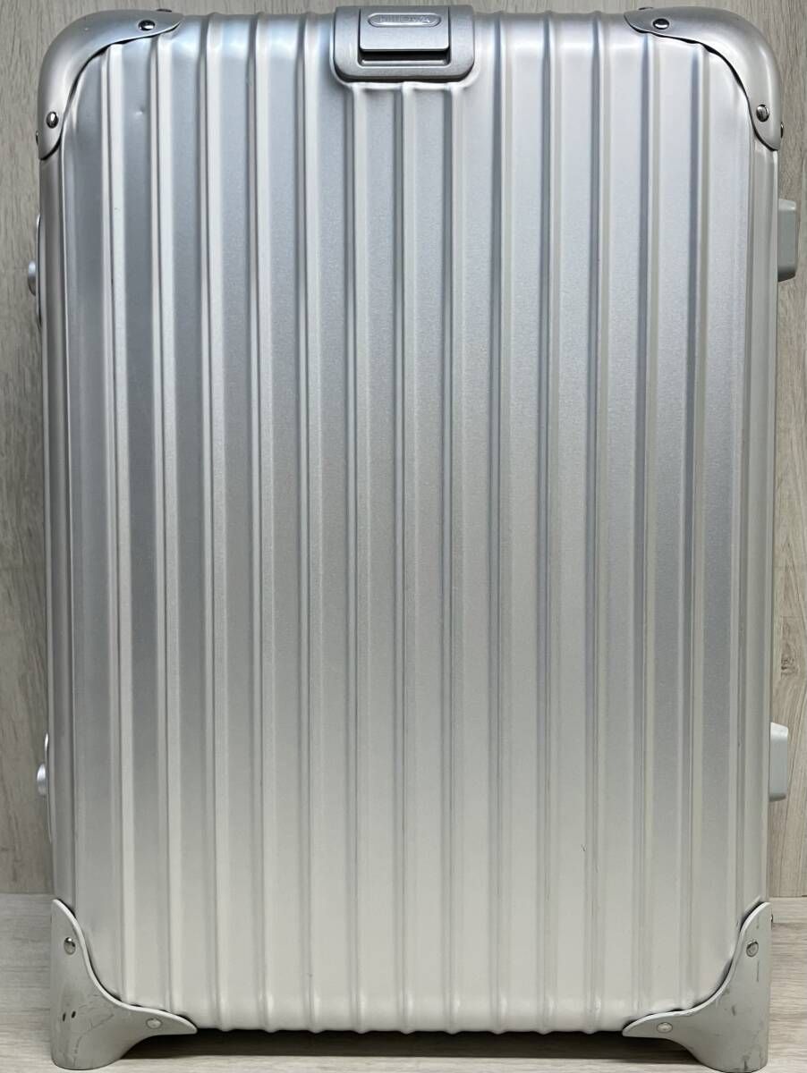 【最終値下げ】RIMOWA トパーズ アルミビジネスケース ドイツ製 鍵付 希少 RIMOWA TOPAS ドイツ製 2輪 キャリー ケース リモワ トパーズ 旅行