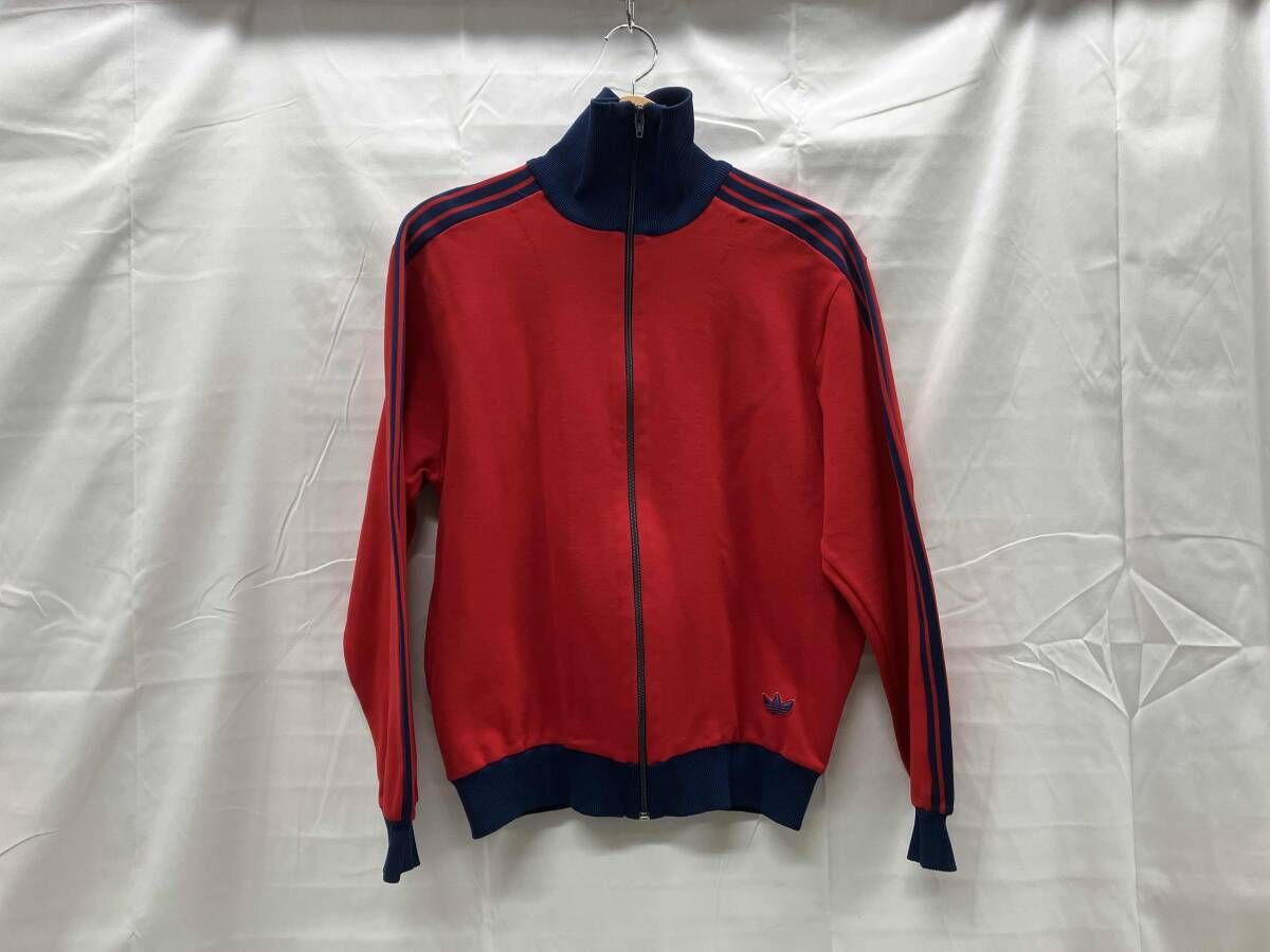 adidas アディダス ADS-3F 西ドイツタグ トラックジャケット 表記サイズ 4 レッド
