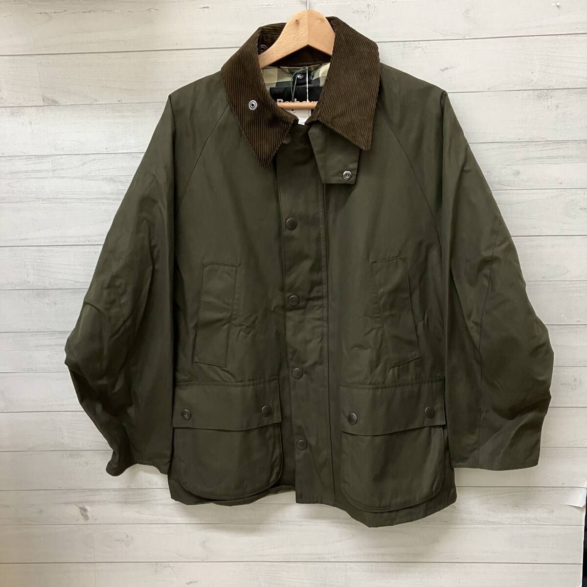 Barbour バブアー ジャケット BEDALE 261MCAS101 メンズ M〜Lサイズ カーキ ブラウン タグ付き美品 25,290円