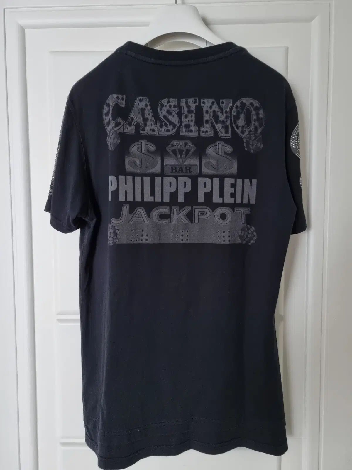 PHILIPPPLEIN(フィリッププレイン) JACKPOT 半袖 Tシャツ ブラック Lサイズ PHILIPPPLEIN(フィリッププレイン) JACKPOT 半袖 Tシャツ ブラック Lサイズ