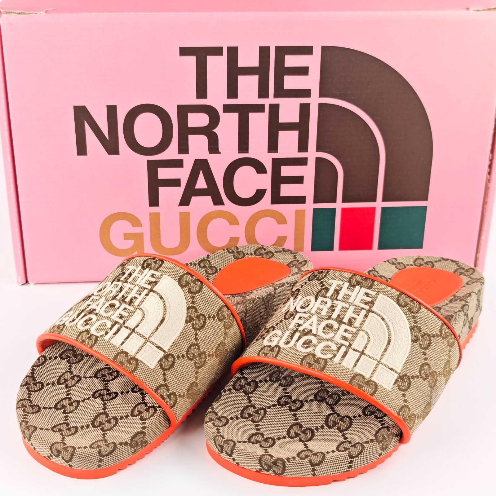 【新品】 GUCCI × THE NORTH FACE サンダル　GGキャンバス　39（26cm）