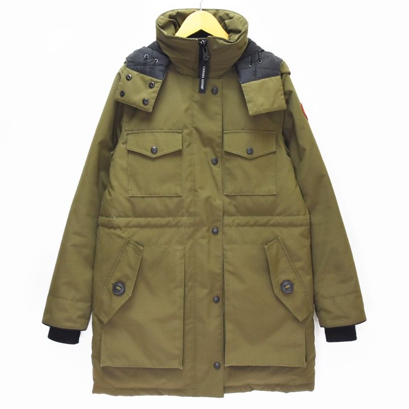 CANADA GOOSE カナダグース サザビーリーグ GABRIOLA ガブリオラ パーカー ダウンジャケット レディース XS ミリタリーグリーン カーキ 5806L 