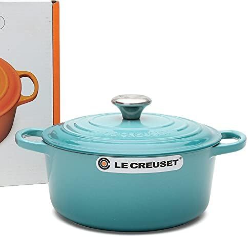 ルクルーゼ ココットロンド 24cm カリビアンブルー 21177 両手鍋 LE CREUSET 鋳物ホーロー鍋 IH対応 両手鍋 キッチン調理器具 新品 未使用