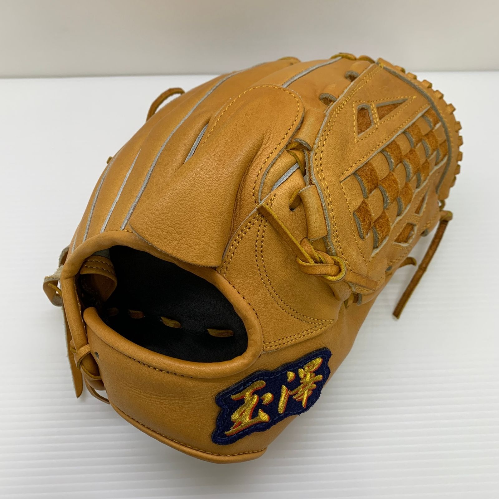 玉澤 TAMAZAWA タマザワ 10-2KH 軟式 大人 一般 投手用 グローブ ピッチャー グラブ 右投げ 中古品 野球 7096