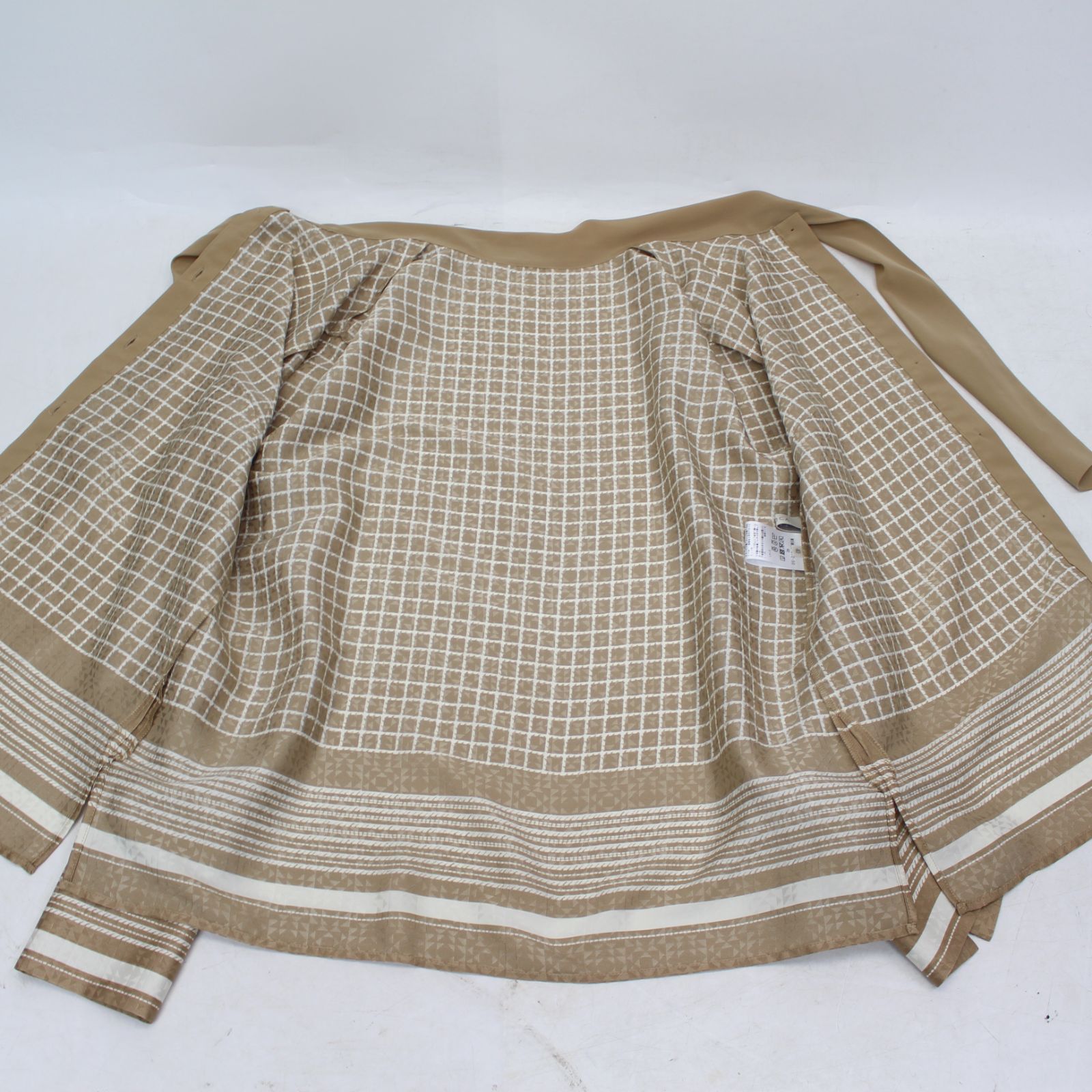 750)【美品】EPOCA バイカラージオメトリックプリント ブラウス プリーツスカート 上下セット 750)【美品】EPOCA バイカラージオメトリックプリント ブラウス プリーツスカート 上下セット