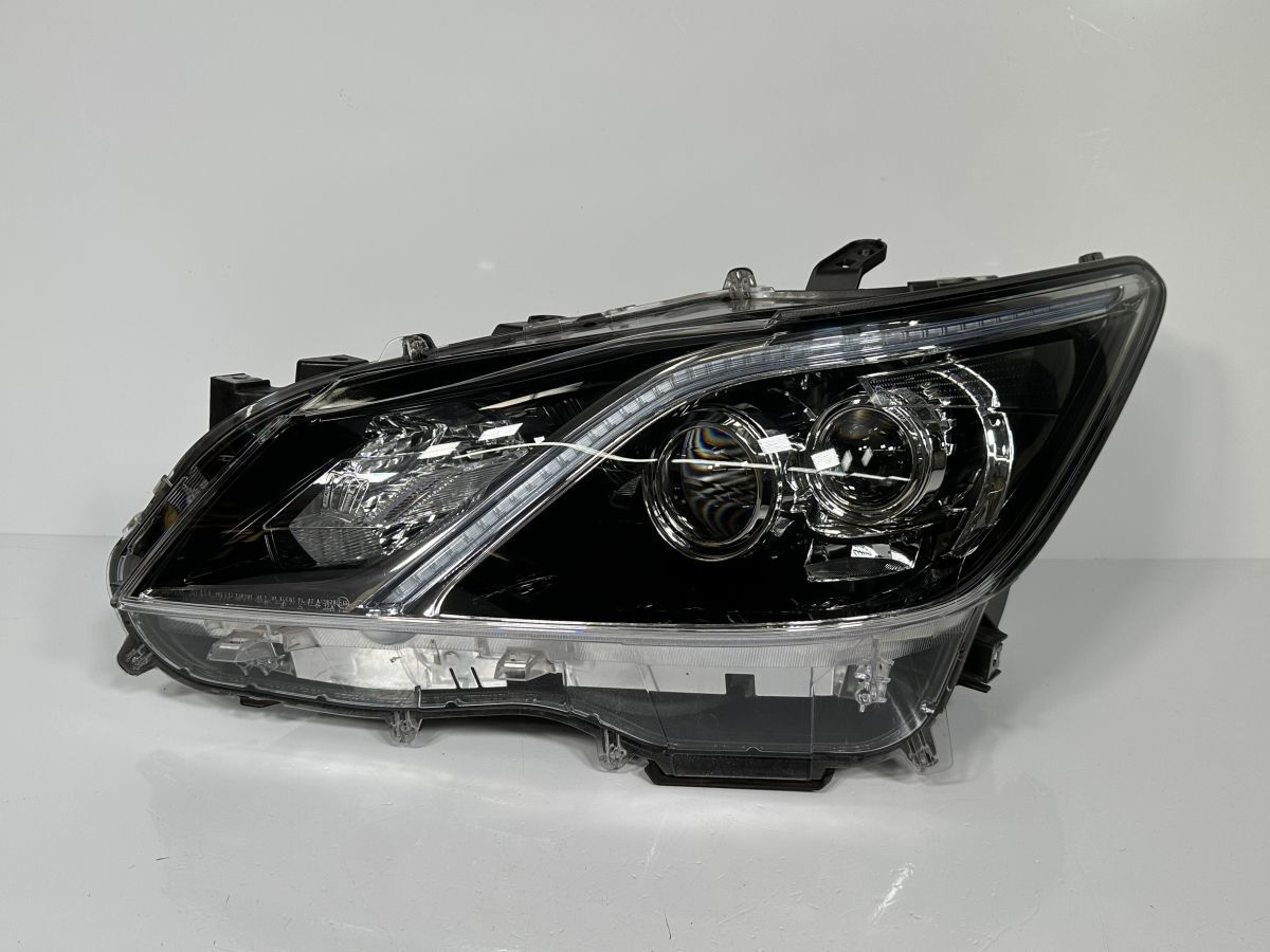 極美品/破損キズなし クラウンマジェスタ GWS214 AWS215 純正 左ヘッドライト LED AFS付 81150-30K11 81185-30K11 30-414 D 管理34998