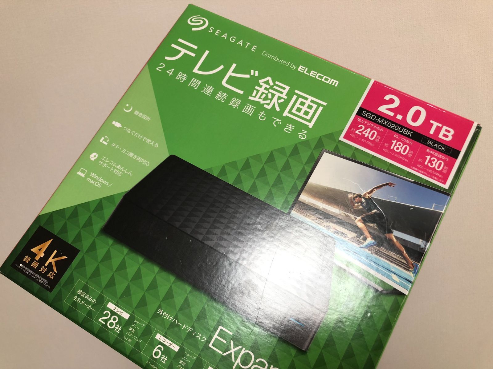 SEAGATE 2TB 外付けHDD SGD-MX020UBK - メルカリ