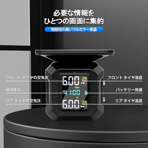 二輪車用タイヤ空気圧モニター TPMS バイク 空気圧センサー 0.01Bar高精度 リアルタイム監視 IP68防水 振動検知 空気圧・温度・時刻をリアルタイム表示 5種アラーム 太陽光/マグネット式USB充電 スタンド付き 二輪車対応 0- 4399e04b 二輪車用タイヤ空気圧モニター TPMS バイク 空気圧センサー 0.01Bar高精度 リアルタイム監視 IP68防水 振動検知 空気圧・温度・時刻をリアルタイム表示 5種アラーム 太陽光/マグネット式USB充電 スタンド付き 二輪車対応 0- 4399e04b