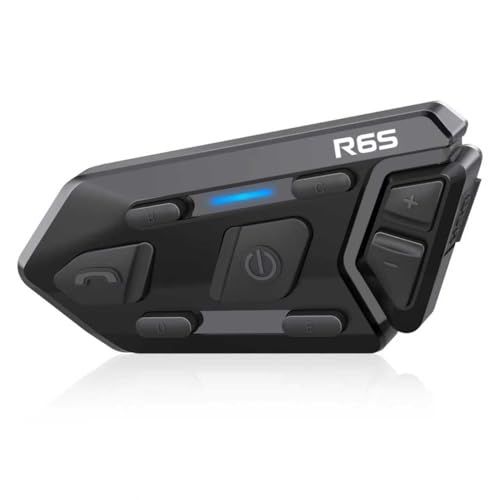 バイク インカム WAYXIN R6S ヘルメット イヤホン 6人接続 2人同時通話 通信距離1500m 50H連続使用 Qualcommチップ Bluetooth 5.4 4重ノイズキャンセリング ENC&DSP&CVC Siri対応 HI cc308e09