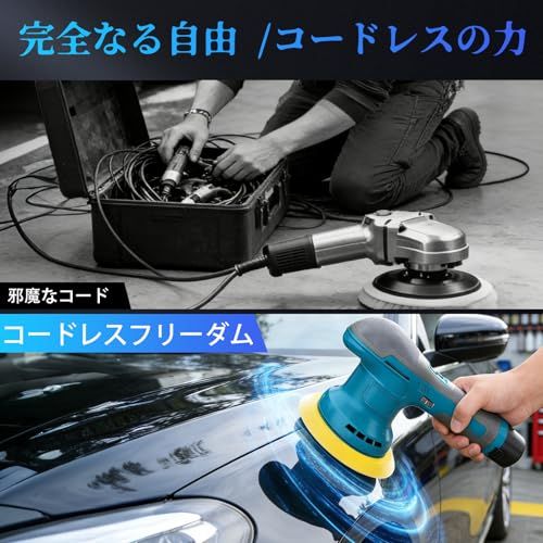 SETIEPPポリッシャー 電動 コードレス 125mm 12V 6段階変速 回転数2800-5800rpm 車用 バフ研磨機 9mmポリッシャー ダブルアクション 偏心構造 強力 充電式 リチウムイオンバッテリー2個搭載 PSE認証 軽量1 cb9ee828 SETIEPPポリッシャー 電動 コードレス 125mm 12V 6段階変速 回転数2800-5800rpm 車用 バフ研磨機 9mmポリッシャー ダブルアクション 偏心構造 強力 充電式 リチウムイオンバッテリー2個搭載 PSE認証 軽量1 cb9ee828