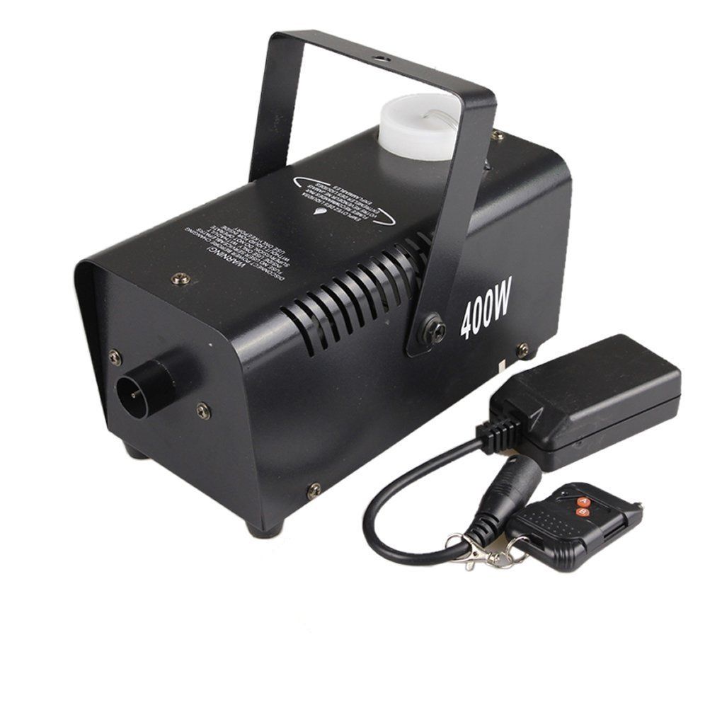 ミニ400W フォグマシン 煙霧機 ポータブル 無線赤外線リモコン 付き ハロウィン/結婚式/ディスコ/クラブ/舞台用 煙の演出 W400so 8dba8541