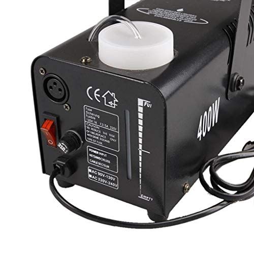 ミニ400W フォグマシン 煙霧機 ポータブル 無線赤外線リモコン 付き ハロウィン/結婚式/ディスコ/クラブ/舞台用 煙の演出 W400so 8dba8541