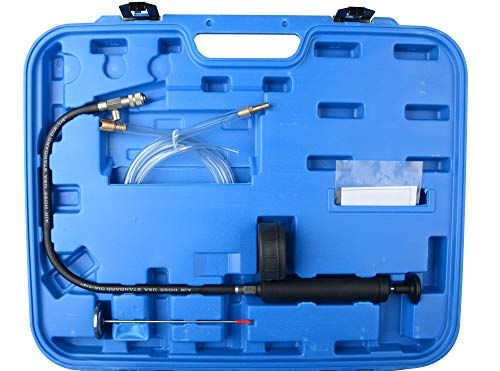 DAYUAN 水タンク漏れ検知器 漏れ検出ツール 28個 リークテスター ラジエータープレッシャーテスター 自動車用真空冷却システムキット 汎用 水タンクアダプター 収納ケース付きso fc4dc67c