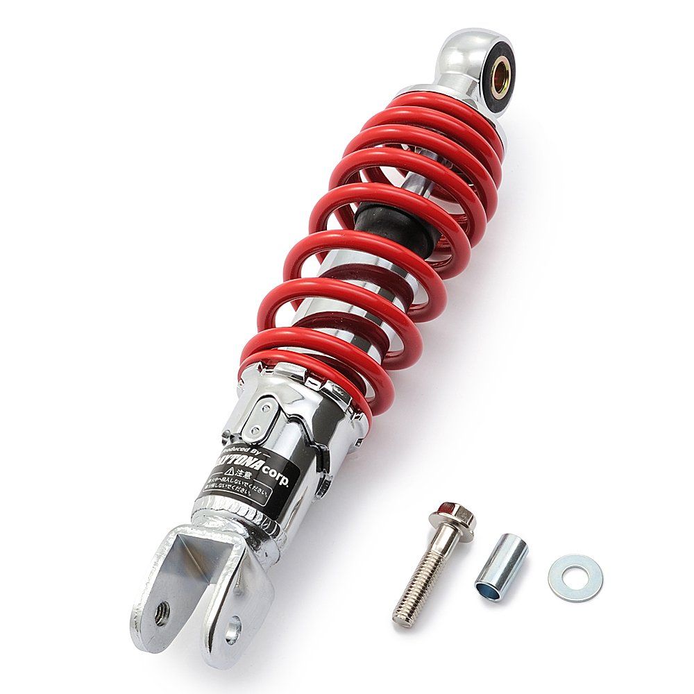 デイトナ(Daytona) バイク リアサスペンション 汎用(原付) 取付長230mm 街乗り設定 ユニバーサルリアショック レッドスプリング 73532so c8a4650b