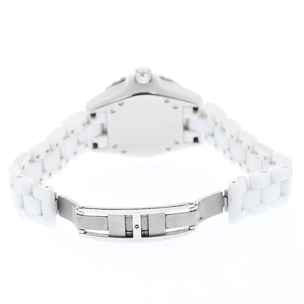 シャネル CHANEL H1181 J12 ピンクサファイアベゼル クォーツ