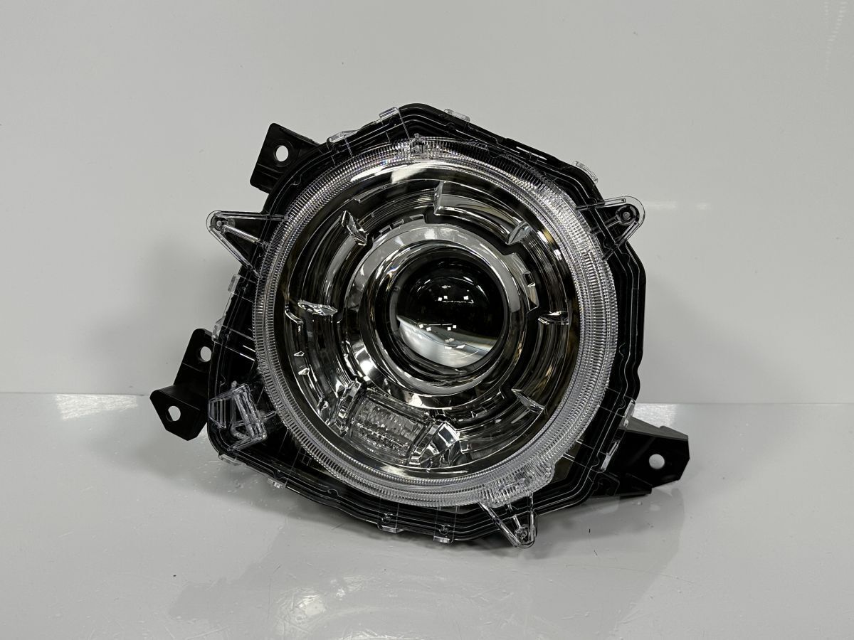 新車外し/美品/破損キズなし ジムニー JB64W 後期 純正 左ヘッドライト Assy 左ライト LH LED 35300-77RC0 100-593DW 打刻4R 管理35342