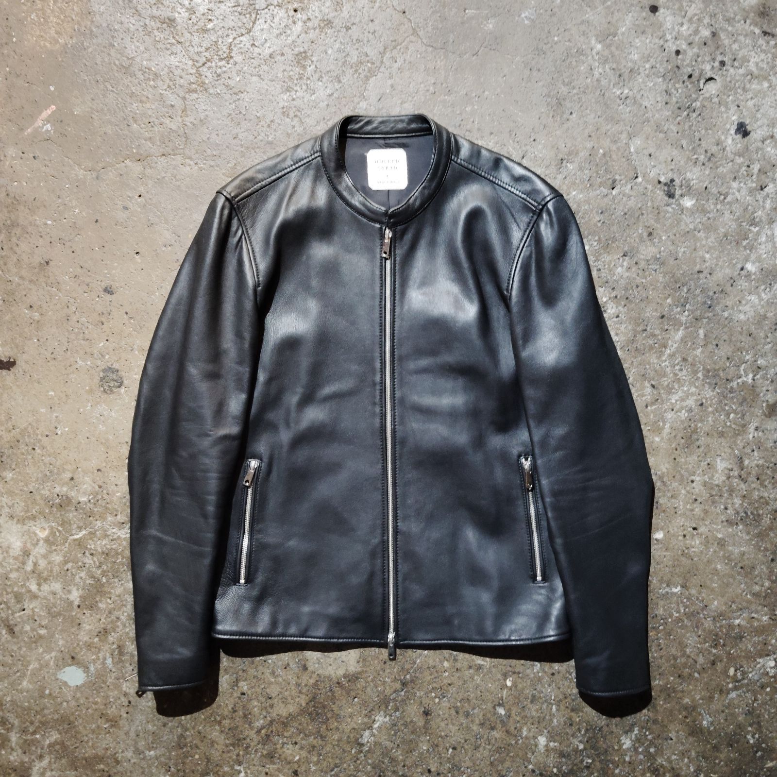 UNITED TOKYO ラムレザー シングルライダースジャケット 羊革 ユナイテッドトウキョウ 408352007 9,000円