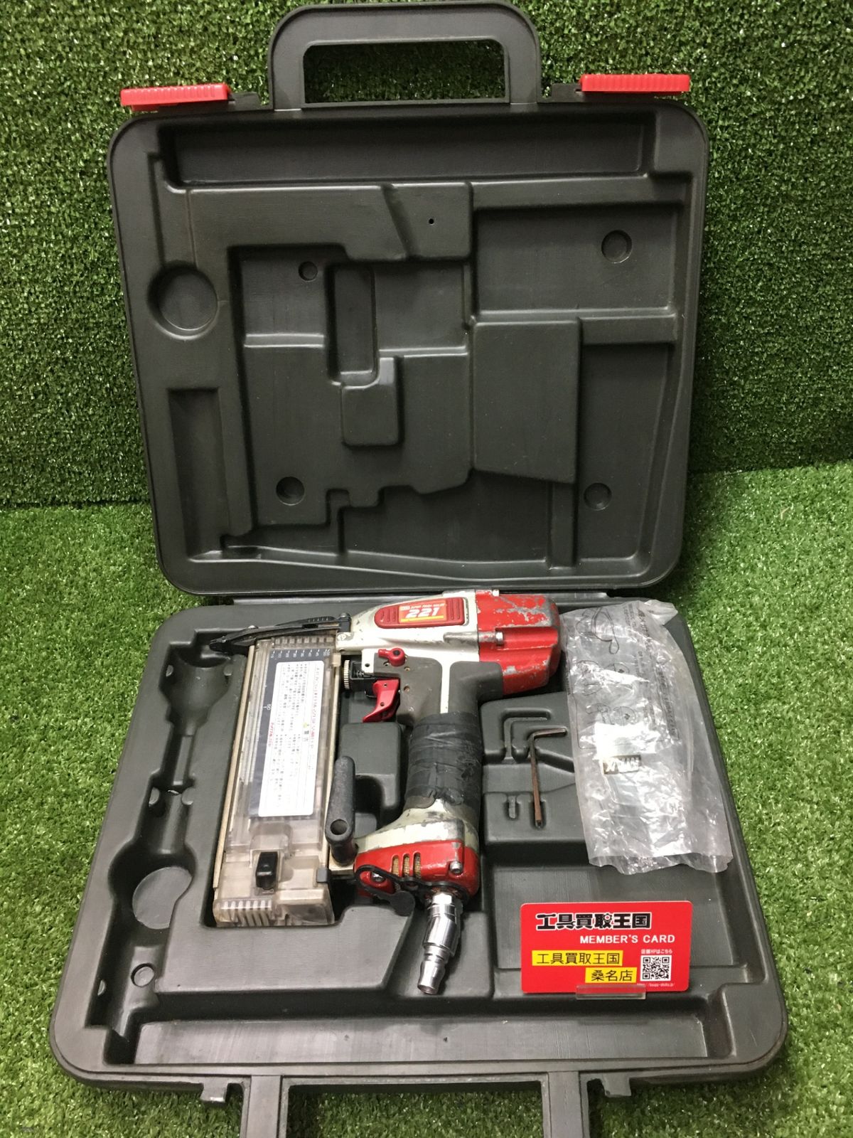 【中古品】【0902】★MAX(マックス) 常圧フィニッシュネイラ TA-221/SF55MO IT3WVHMUCT34