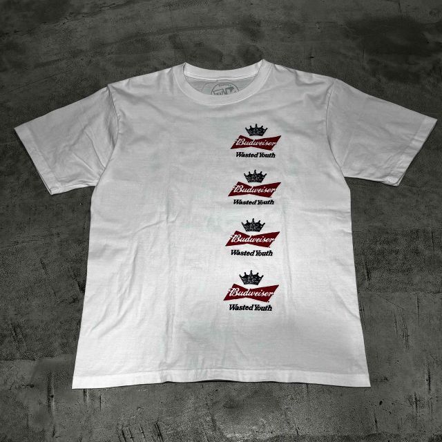 WASTED YOUTH 22ss BUDWEIZER S/S TEE Mサイズ VERDY ウエステッドユース ヴェルディー バドワイザー 心斎橋店