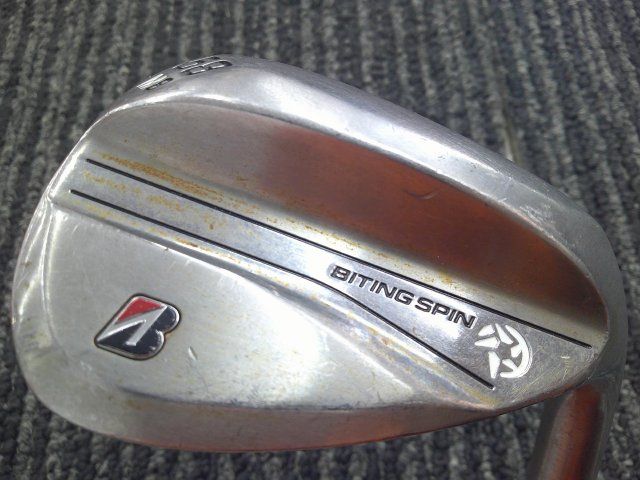 中古 ウェッジ ブリヂストン BITING SPIN ノーメッキ 58-8/Dynamic Gold 120/X100/58[2400]■博多