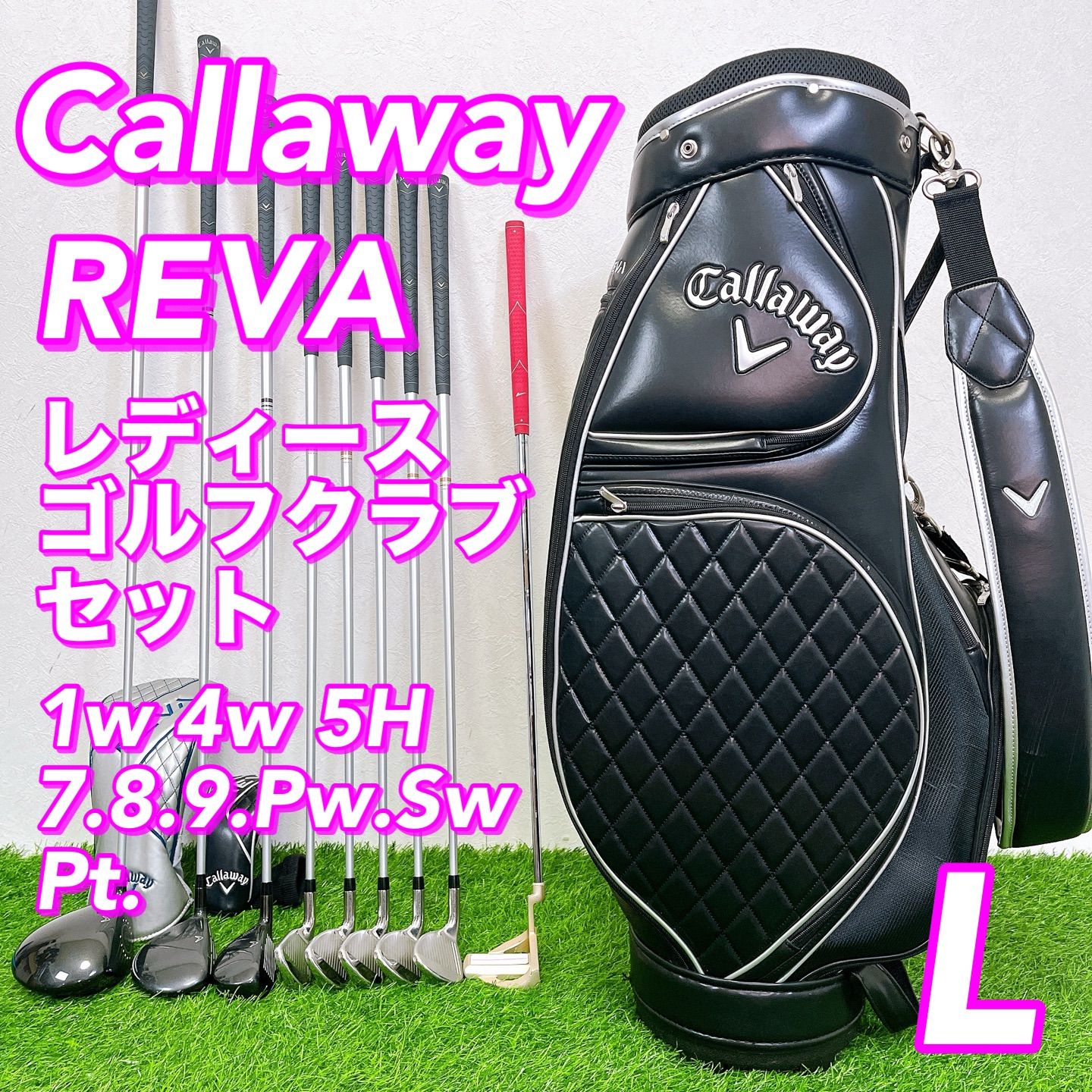 Callaway REVA / キャロウェイ　レバ　レディースゴルフクラブセット 初心者 女性用 右打ち L