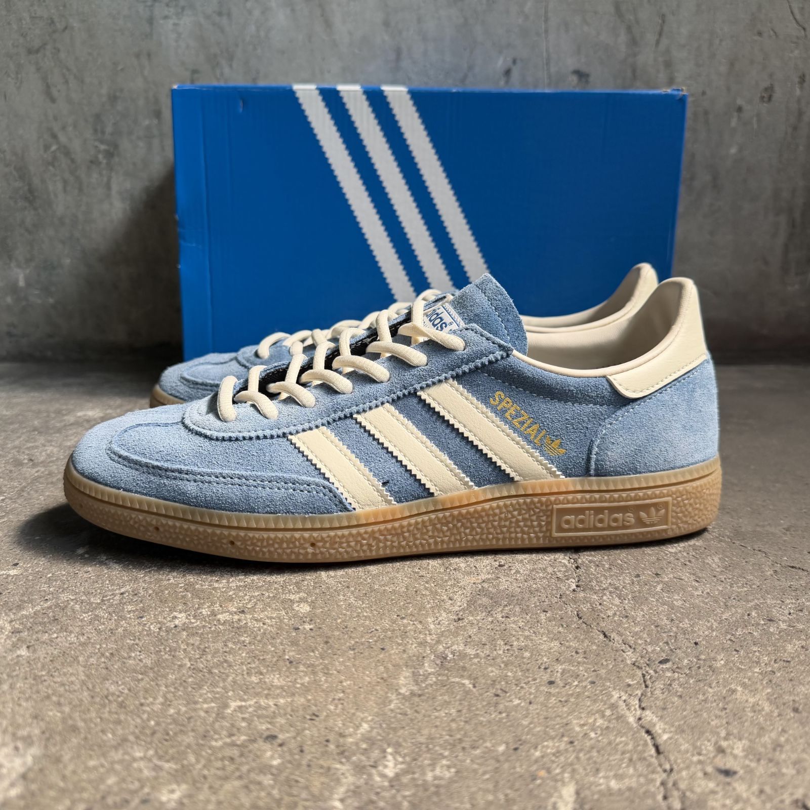 adidas Originals Handball Spezial 替紐付き ライトブルー 26cm