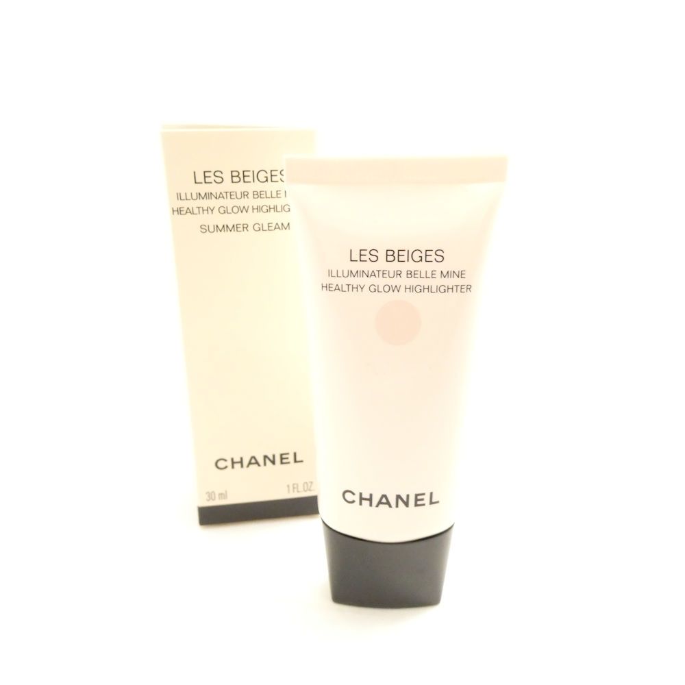 美品 CHANEL シャネル レ ベージュ ヘルシー グロウ ハイライター フェイスカラー 30ml 残量多 サマー グリーム BD5891R2