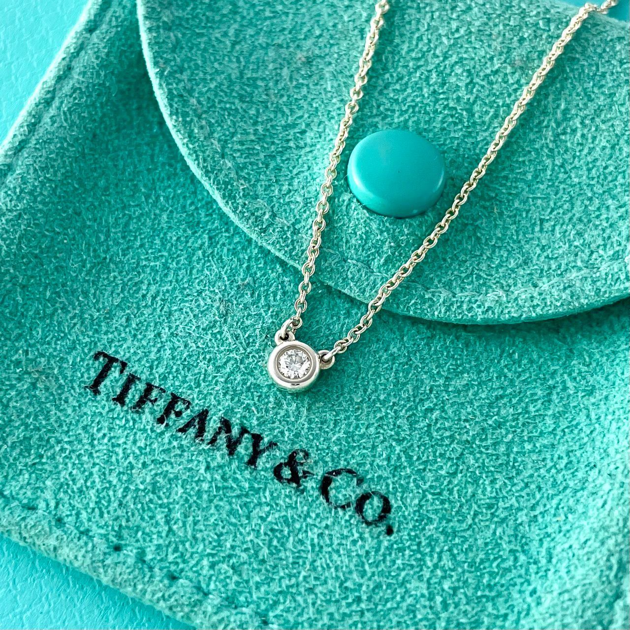 TIFFANY ダイヤモンドバイザヤード ネックレス YG