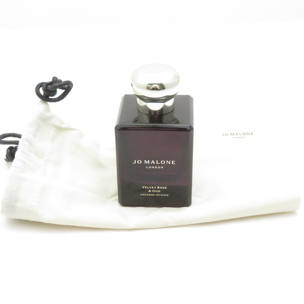 美品 JoMALONE ジョーマローン ヴェルベット ローズ&ウード 香水 50ml コロン インテンス フレグランス 残量多 BU6959AM