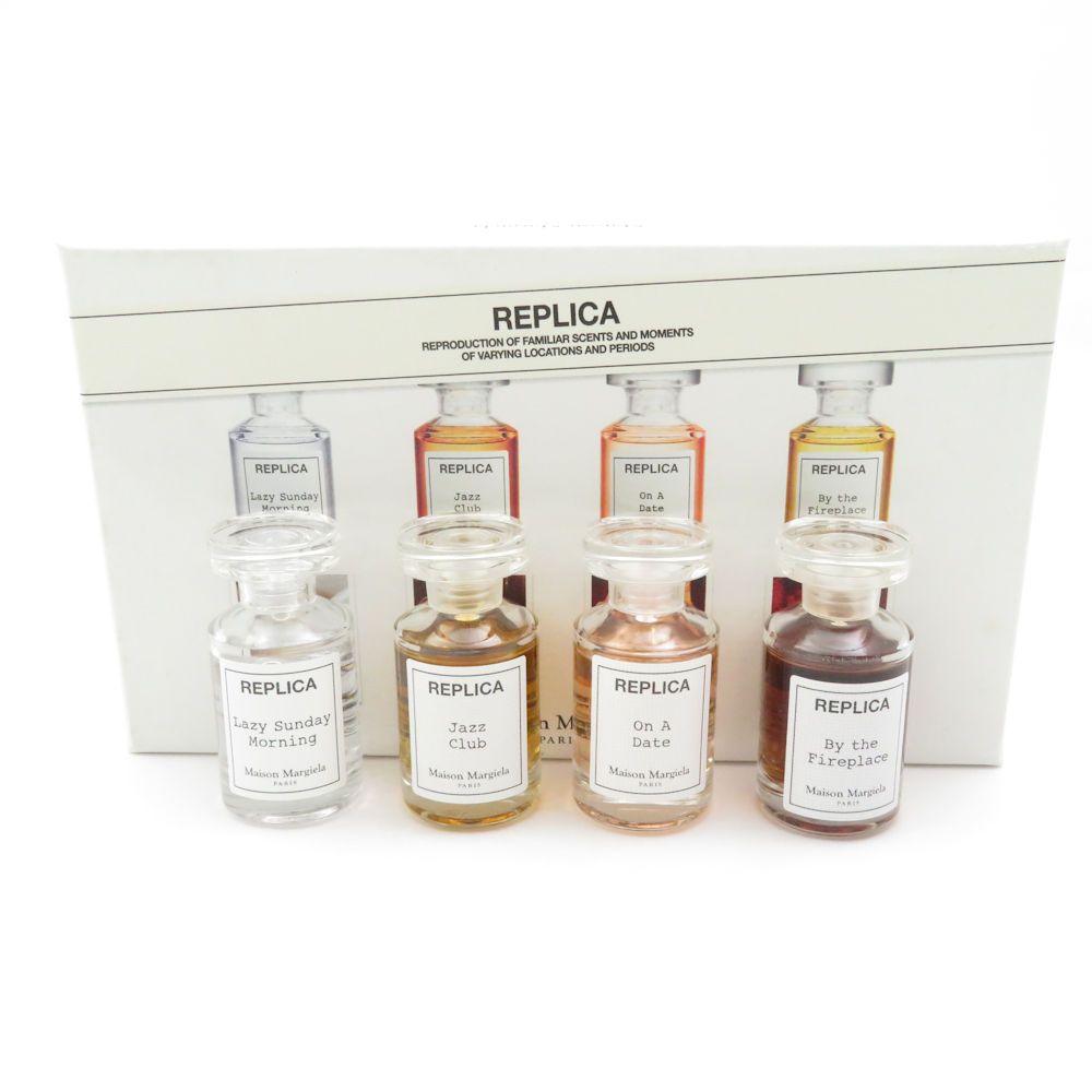 美品 Maison Margiela メゾンマルジェラ レプリカ ミニチュア セット 香水 7ml×4 セット 残量多 オードトワレEDT BD5329AG