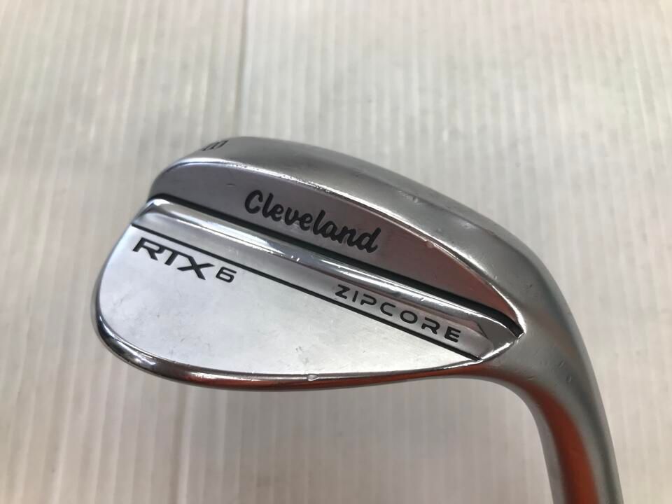 クリーブランド　RTX 6 ZIPCORE ツアーサテン　58度　ダイナミックゴールド HT　S200フレックス　ウェッジ　中古【最短即日発送】