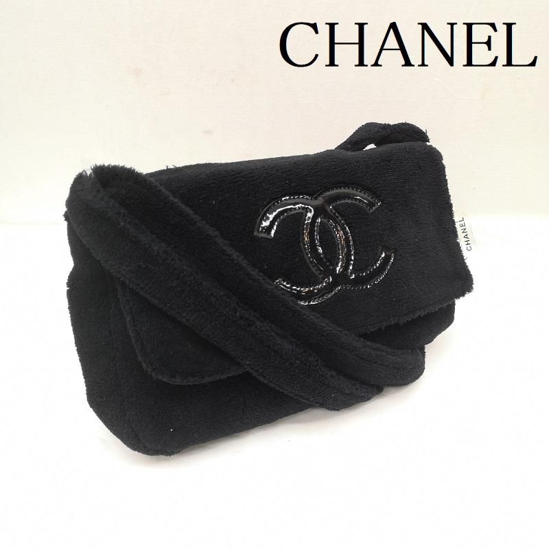 オンラインストアショッピング CHANEL ノベルティ 黒 レザー