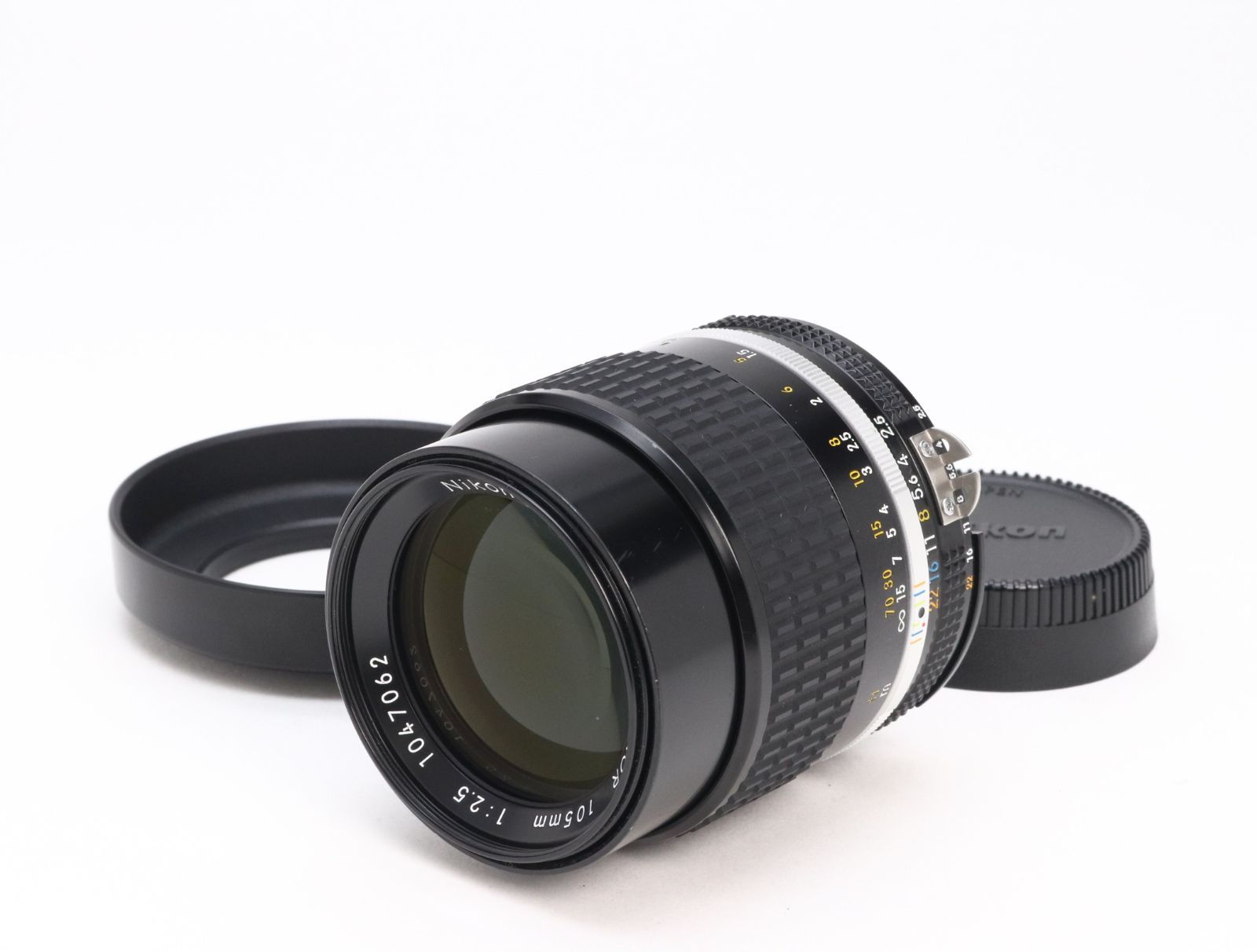 AB+ (良品) Nikon ニコン Ai-S NIKKOR 105mm F2.5 SICコーティング 104万番台 初期不良返品対応 55-8