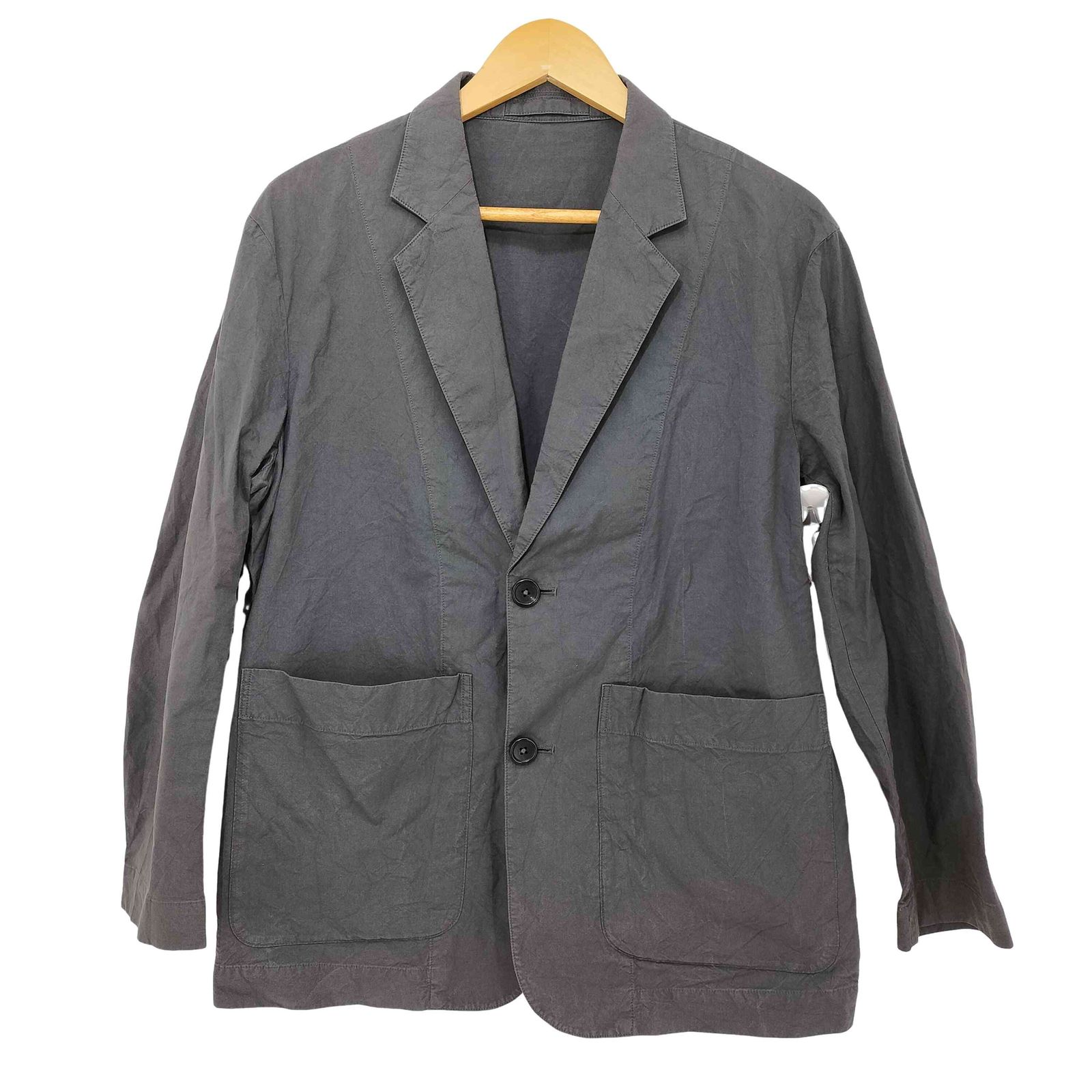 マーガレットハウエル MARGARET HOWELL MATT COTTON SILK POPLIN シルクコットン 2B テーラードジャケット メンズ import：M