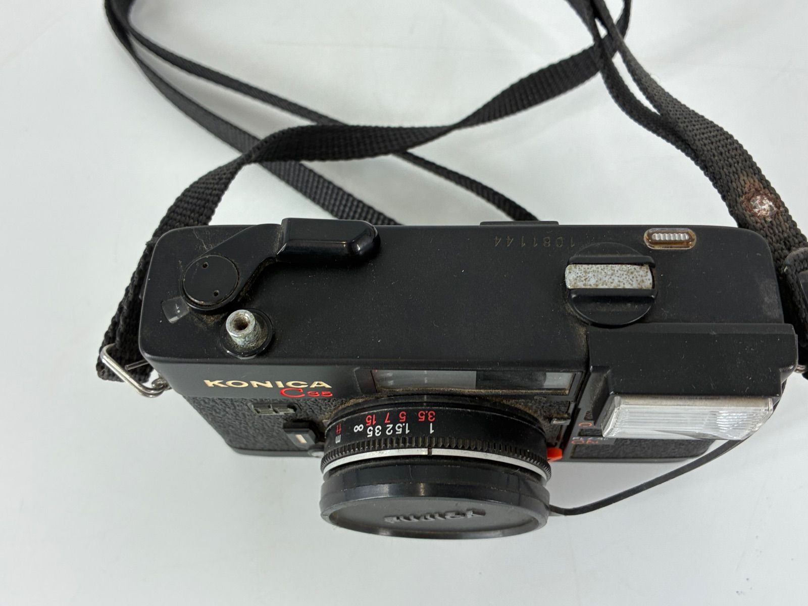 KONICA C35 EF / EF3 フィルムカメラ 5台　セット ジャンク KONICA MINOLTA - 【ジャンク品】 KONICA C35 EF コンパクトフィルム