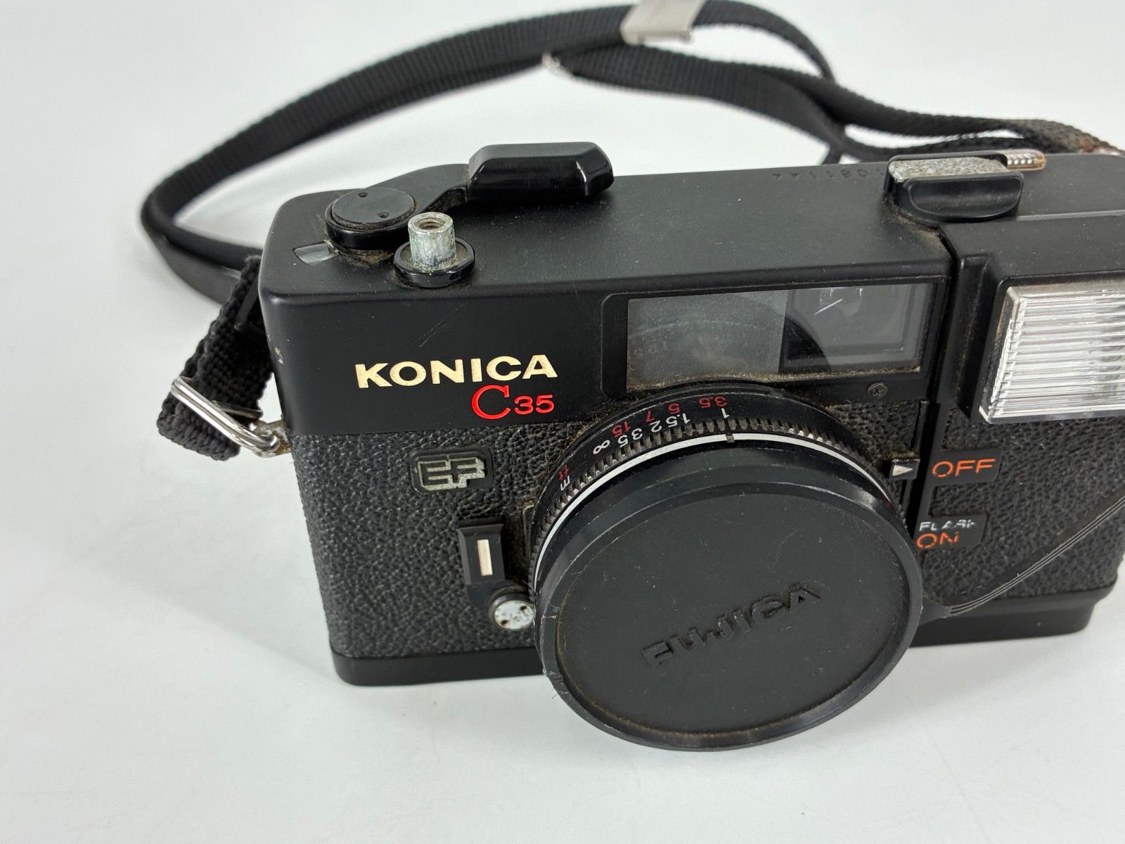 昭和レトロ フィルムカメラ 5台 一眼等 (Kinica C35/Fujica 509K012 【ジャンク】Konica C35 EF ピッカリコニカ フィルムカメラ