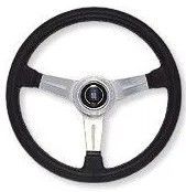 新品未使用 NARDI ナルディ SMOOTH LEATHER ブラック&ポリッシュスポーク N132 360mm 正規品 ステアリング 20260509 j J