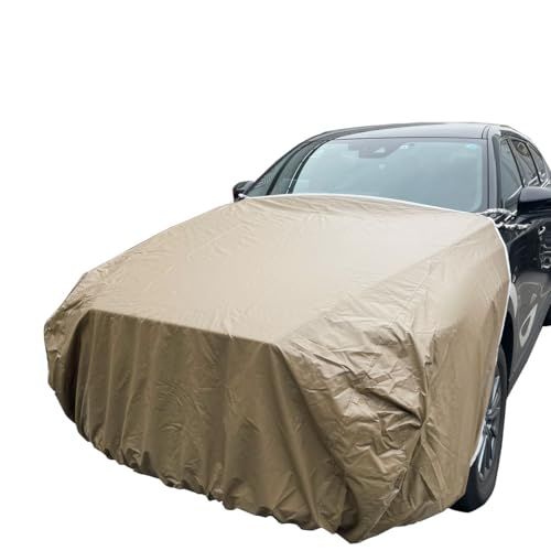 【テマトラン】 車 ボンネットカバー 厚手 300d フロント 保護 車 カバー 自動車 カー ボディ ヘッドライトカバー ワンタッチ ボディー ハーフ 車体 厚手 TEMAx (Sサイズ セダン/ワゴン) shu 7fafd95e
