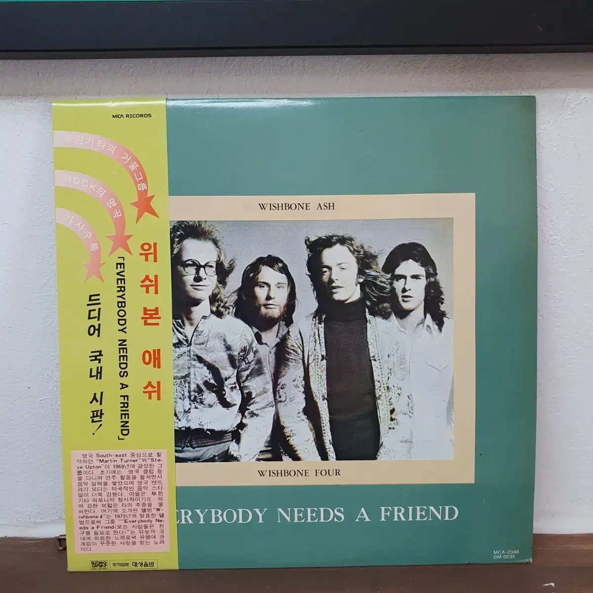 ウィッシュボーン 灰 WISHBONE ASH LP 1982 テソンのアルバム