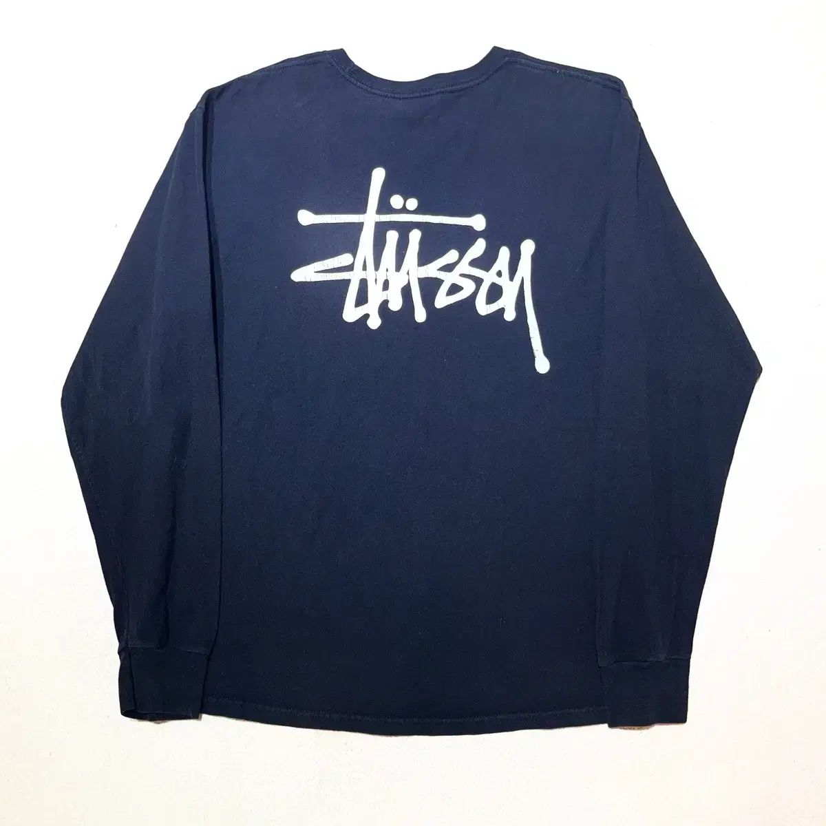 105 STUSSY ステューシー ベーシック ロゴ ロングスリーブ Tシャツ