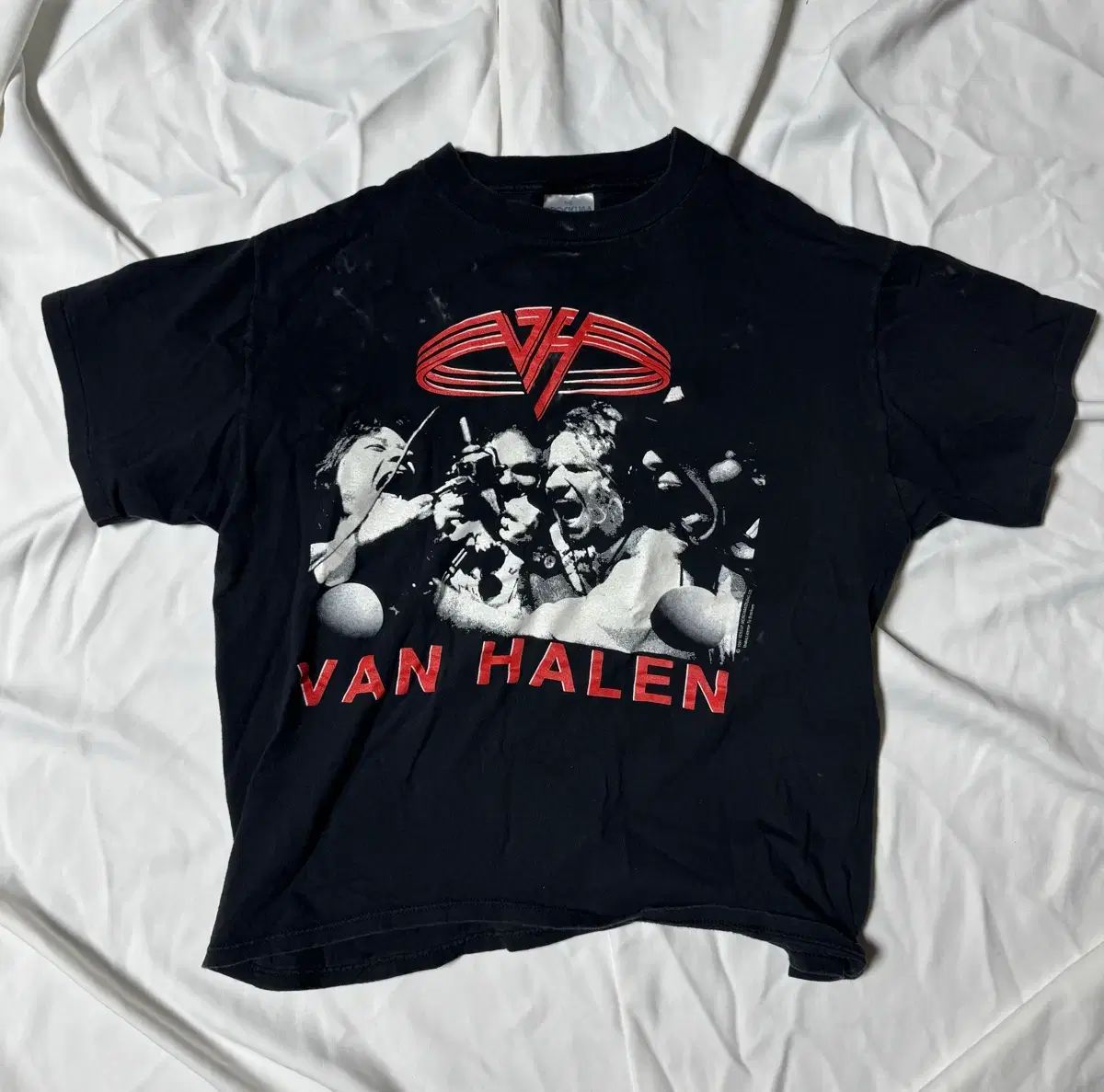 ヴァン・ヘイレン 90s バンドTシャツ XL サイズ erd st 着用画像
