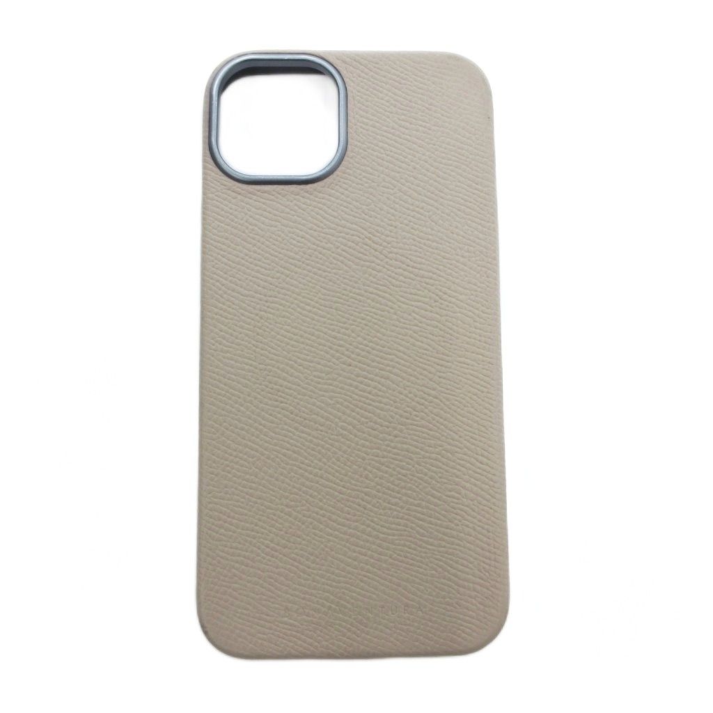 ボナベンチュラ BONAVENTURA iPhone用 背面カバーケース レザー グレージュ系 /UO ■GY62