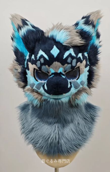 犬　猫　着ぐるみ ヘッド全頭　ヘッド ケモノ ファースーツ ぬいぐるみ コスプレ コスチューム Kurumi 一点物 B771