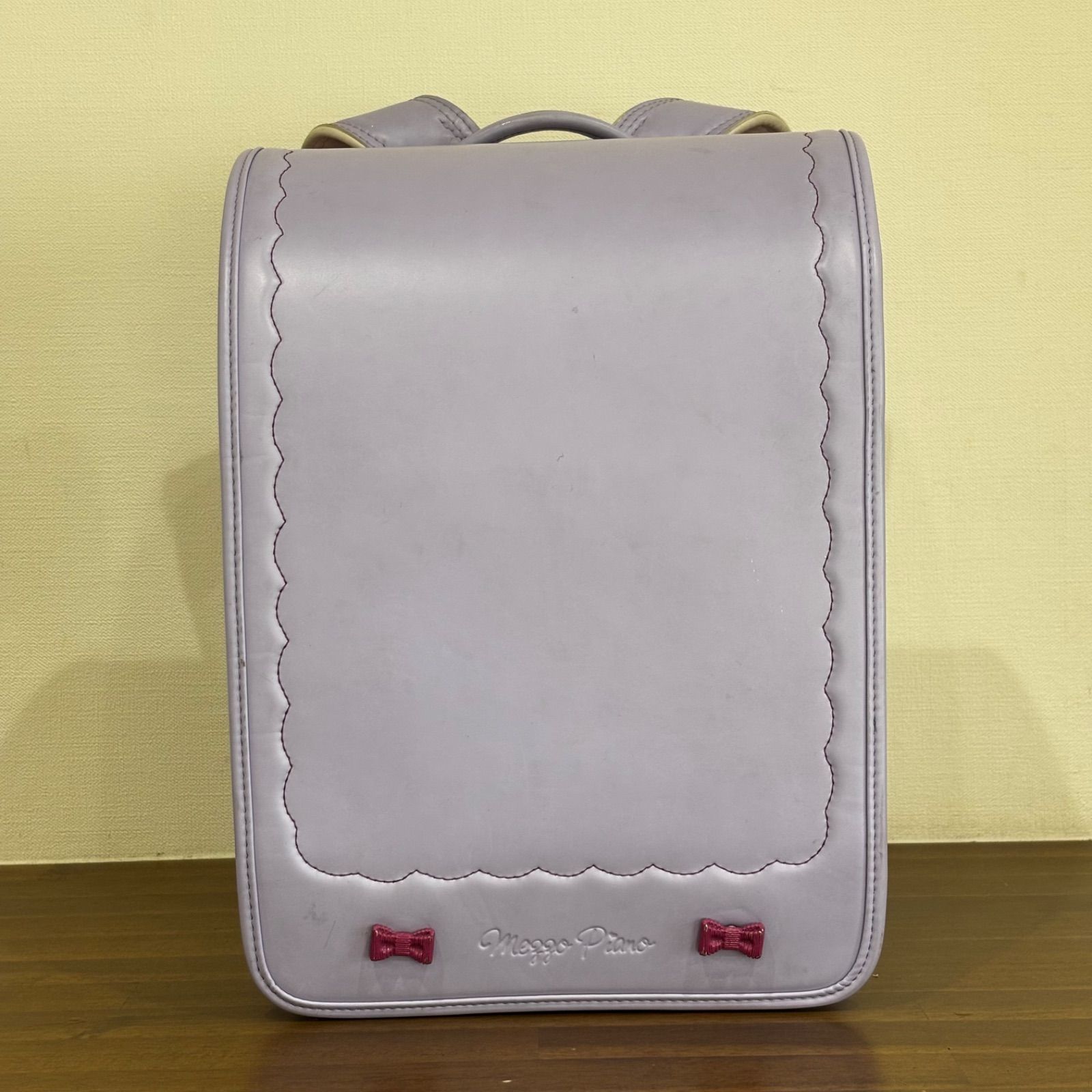 mezzo piano メゾピアノ ランドセル ラベンダー 薄紫 リボン 中古 